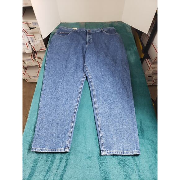 Lee Riders Jeans Size 24 Plus Womens Blue Pants Mid Rise Relaxed Straight NWT - Picture 1 of 13